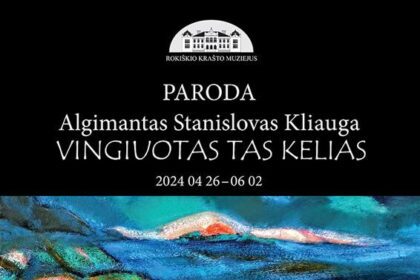 algimanto stanislovo kliaugos tapybos darbų paroda vingiuotas tas kelias