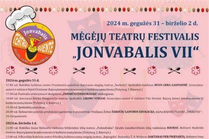 mėgėjų teatrų festivalis ,,jonvabalis vii“ bajoruose