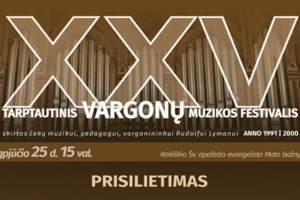 PRISILIETIMAS | Vargonų muzikos festivalis