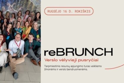 reBRUNCH Rokiškyje – verslininkų tinklo plėtra su dirbtuvėmis ir lektoriais