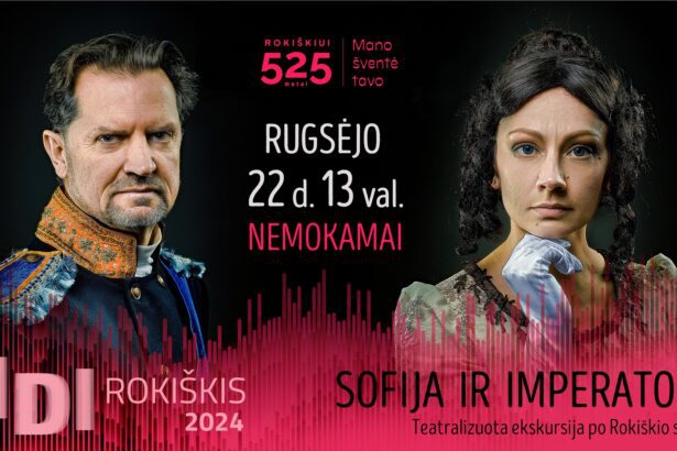 Teatralizuota ekskursija „Sofija ir imperatorius“: istorija, kuri atgyja Rokiškio gatvėse