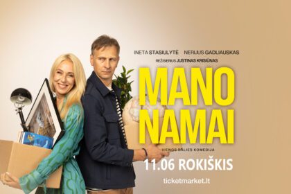 Nauja komedija „Mano namai“ – gyvenimo bute su nepažįstamu žmogumi iššūkiai